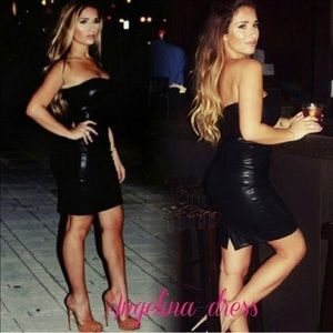 KITTENISH Leather Dress